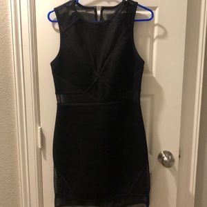 Mini black party dress